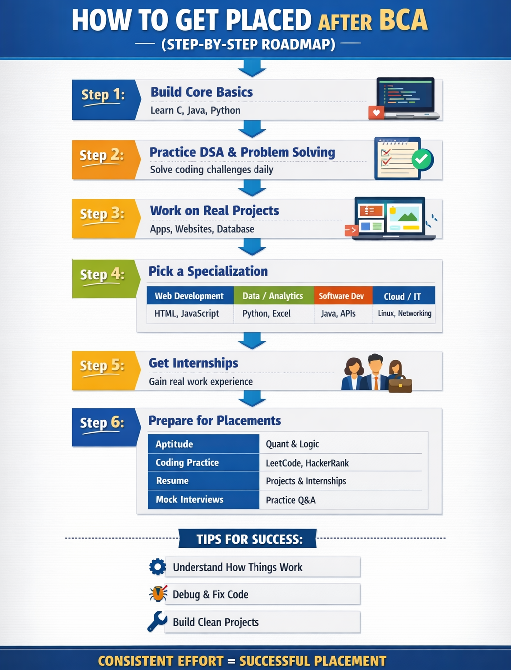 bca degree course roadmap